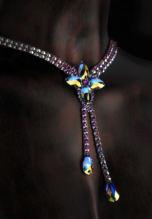 Serena Crystal Necklace NK-603-Crystal AB