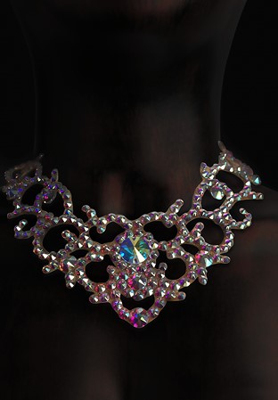 Serena Crystal Necklace NK-615-Crystal AB