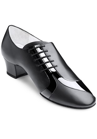 2HB Mens Latin Professional Shoes 71930SF-Black Calf / Black Patent
