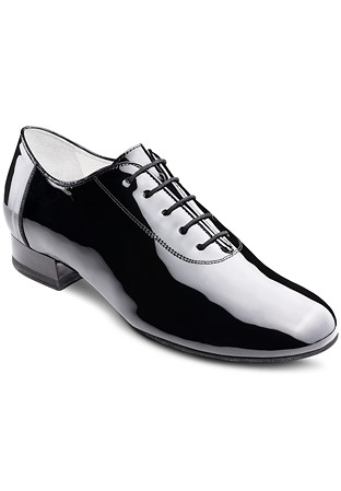 2HB Mens Standard Dance Shoes 72001F-Black Patent