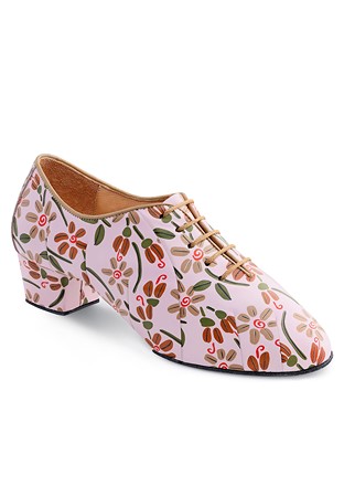 2HB Women Flower Print Practice Shoes 71904 SF-Light Pink Flower Print