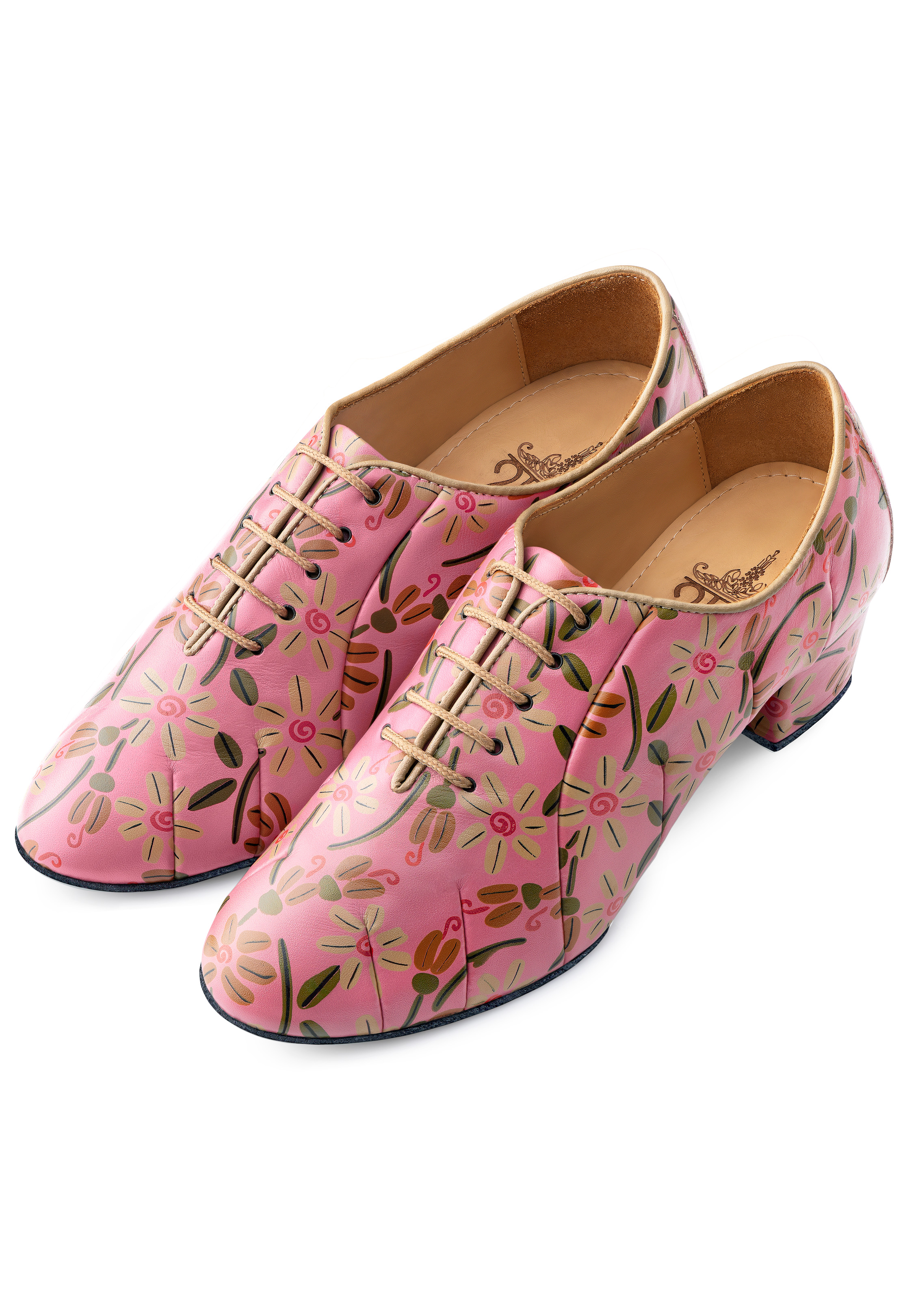2HB Women Flower Print Practice Shoes 71904 SF | Practice Dance Shoes