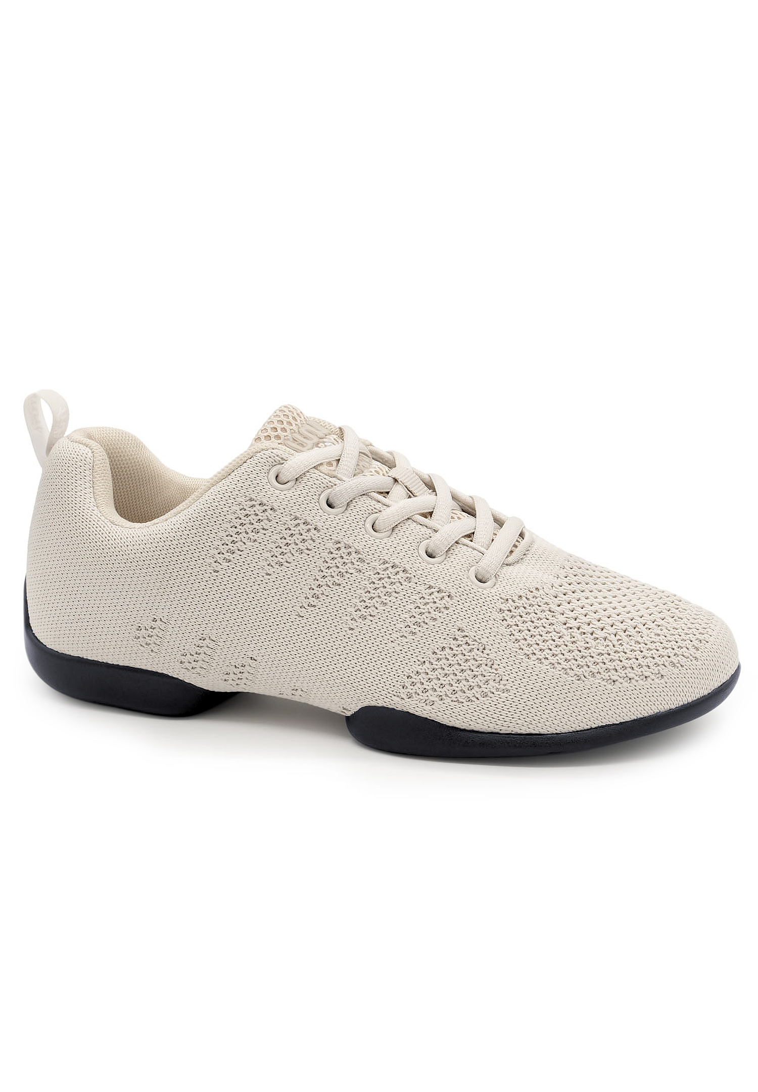 Anna Kern 180 Ladies Dance Sneakers-Beige Knit