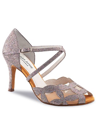 Anna Kern 820-75 Social Dance Shoes-Multi Sparkle