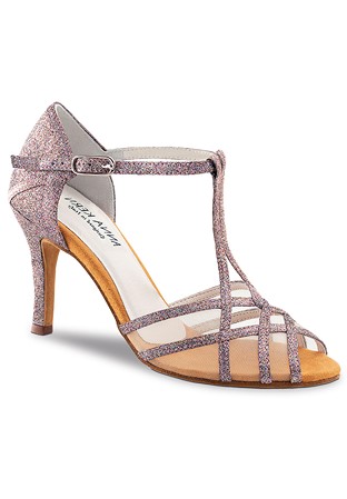 Anna Kern Elodie 870-75 Social Dance Shoes-Multi Sparkle