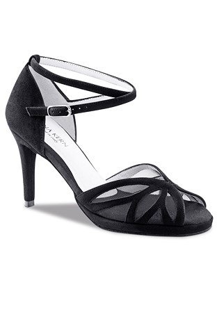 Anna Kern 930-80 Social Dance Shoes-Black Suede