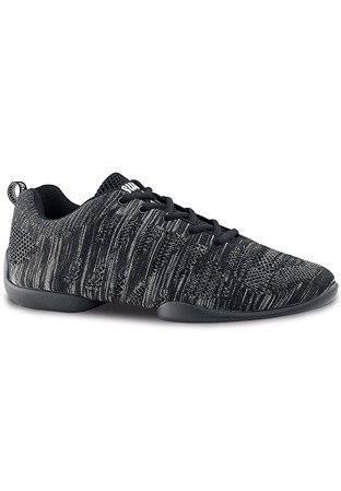 Anna Kern Bold Mens Dance Sneaker-4025 Grey/Black