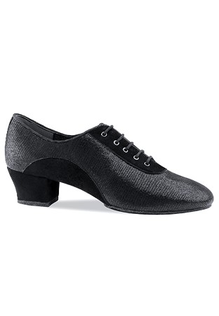 Anna Kern Brienne Ladies Practice Shoes-Suede/Print Black