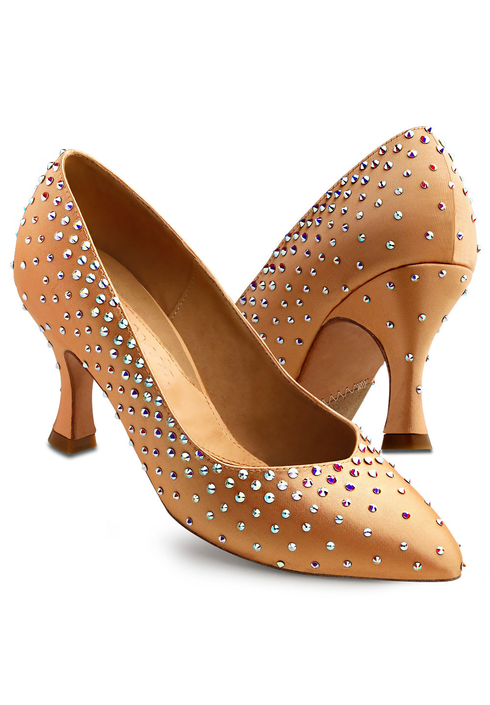 Capezio Anna BR313 with Crystallized Design PT521 Ballroom Dance Shoes