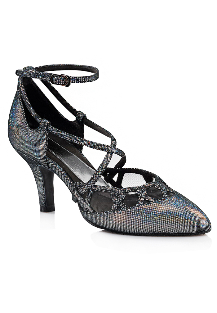 Capezio Gabriella Social Dance Shoes BR207-Black Sparkle