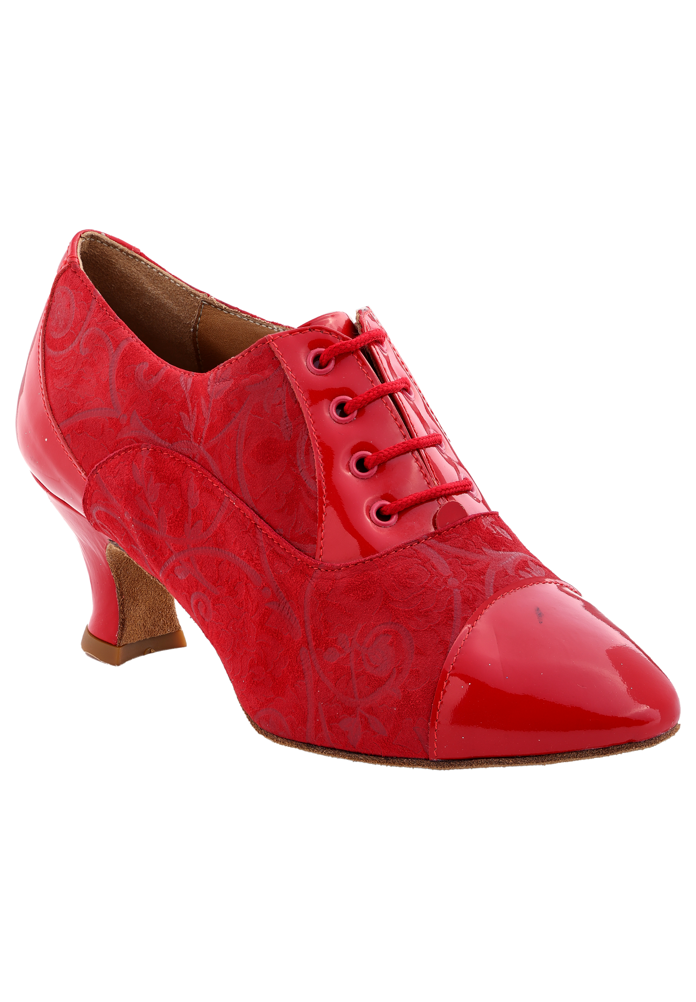 Christine Practice Shoes-Red Patent / Red ST109