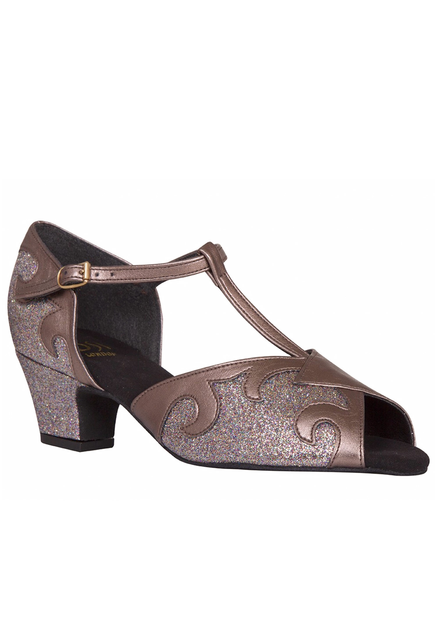 DSI Darcy Social Dance Shoes 5285-Pewter Co-ag