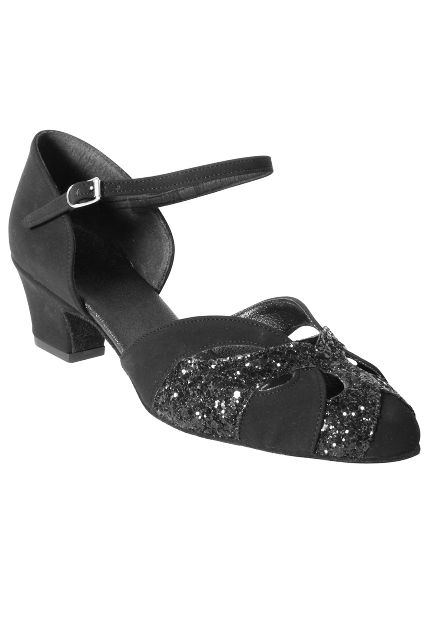 DSI Venice Social Dance Shoes 5296-Black Nubuck