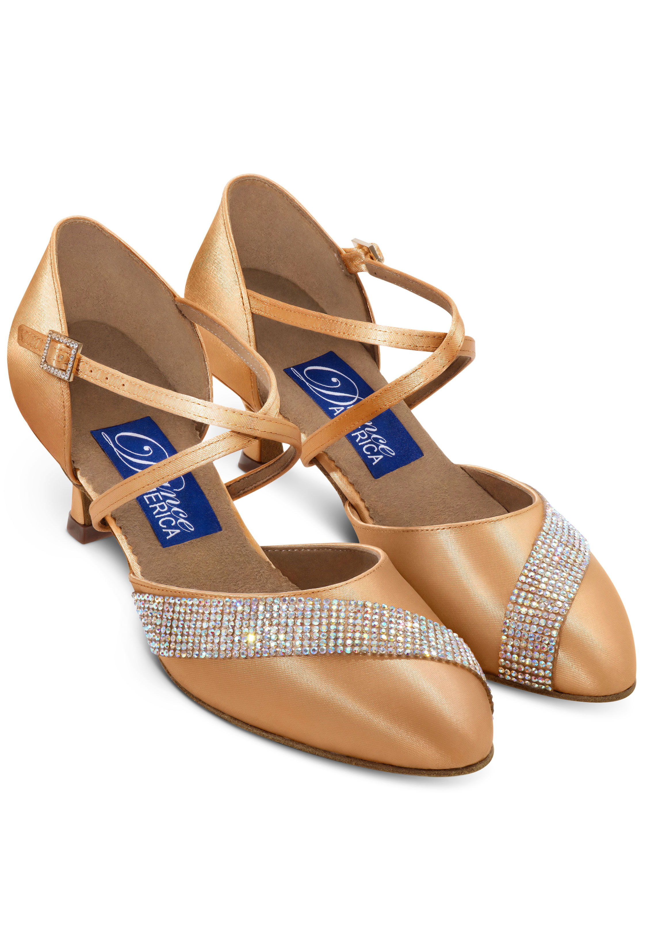 【日本入手困難】Satin ballerinas with crystals Crystal Ballerina Figurine Gift for Ballet Dancer - Crystocraft