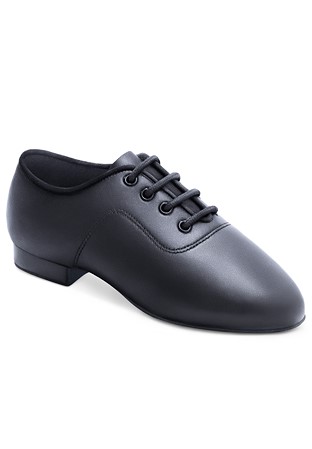 Dance America Lincoln Boys Ballroom Shoes-Black Leather