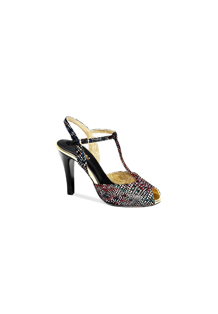 Dance Naturals Art. 26-Mosaic Suede/Leather Sole