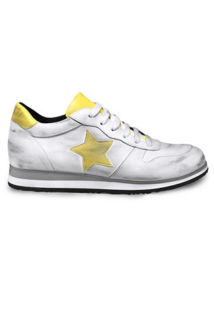 Dance Naturals Celeste Art. 142-White/Yellow Leather