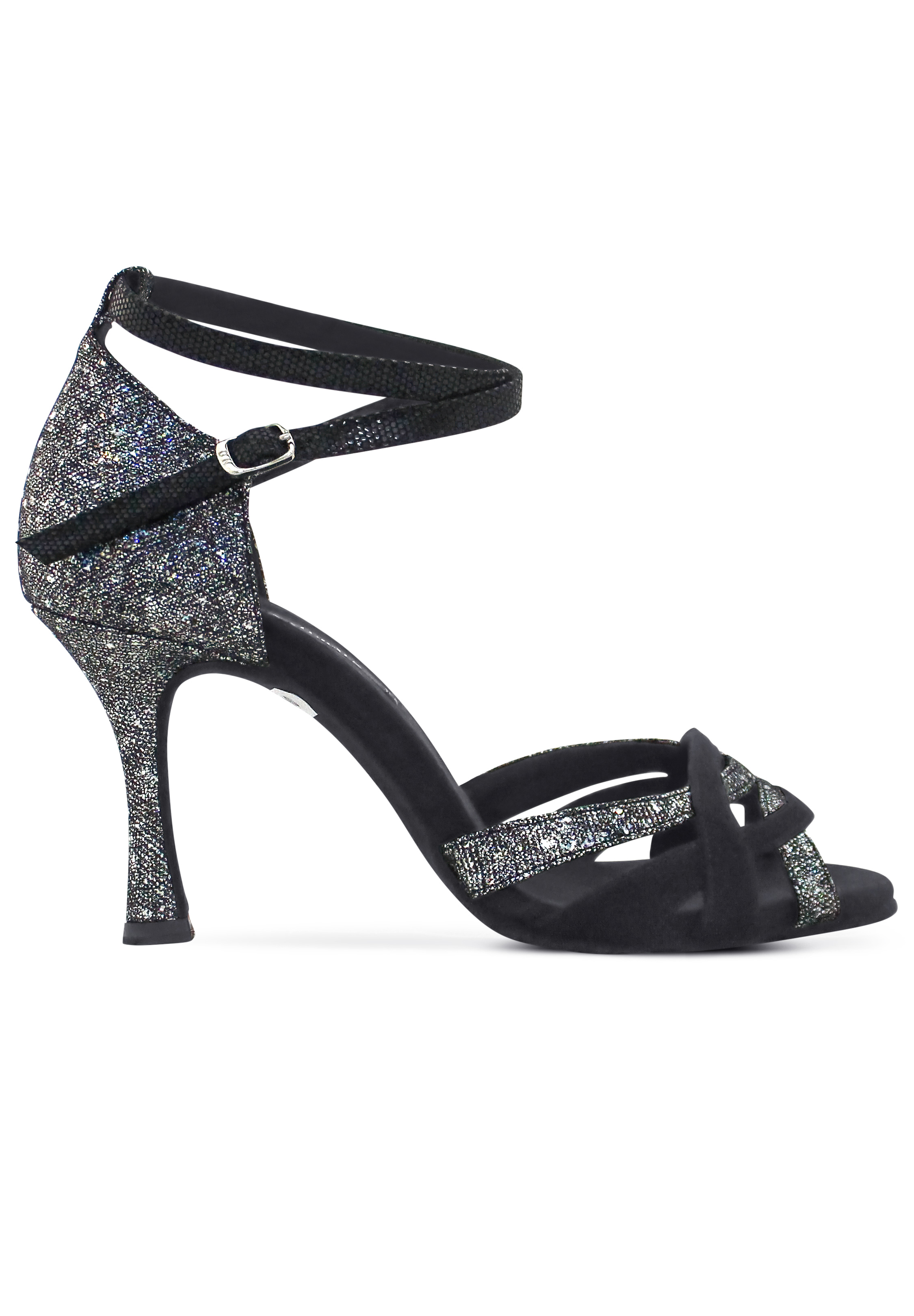 Dance Naturals Arte Latin Dance Shoes Art. 23-AB/Black Suede