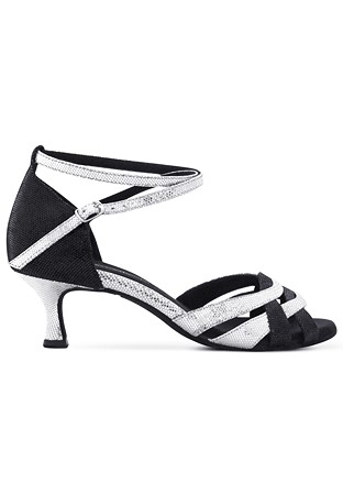 Dance Naturals Latin Dance Shoes Art. 23-Black/Silver Fish