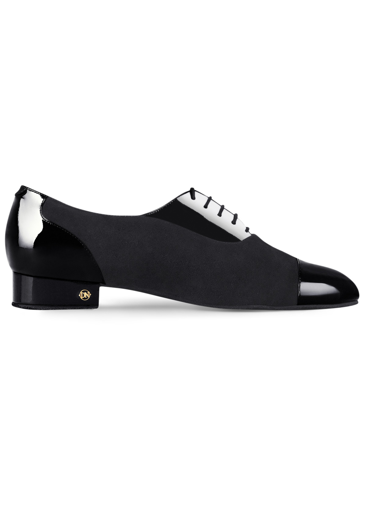 Dance Naturals Leone Art. 128-Black Suede/Black Patent