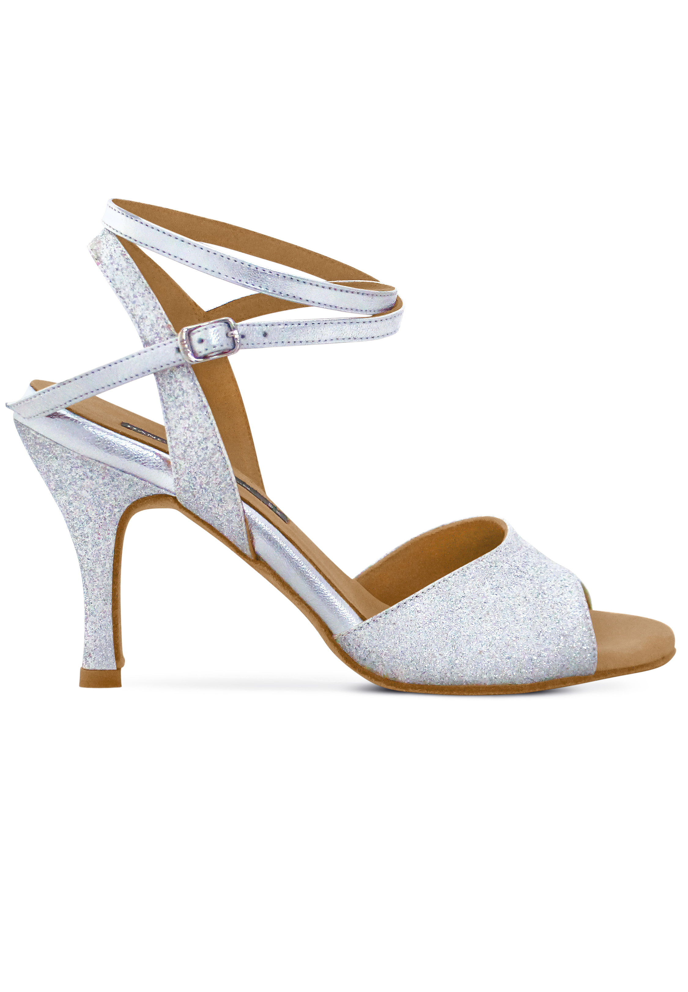 Dance Naturals Peggy Art. 20-Silver Microglitter/Silver Leather