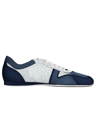 Dance Naturals Venier Art. 140-Blue&White with Dots