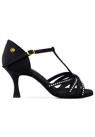 Dance Naturals Voga Art. 22T-Black Satin/AB Sparkles