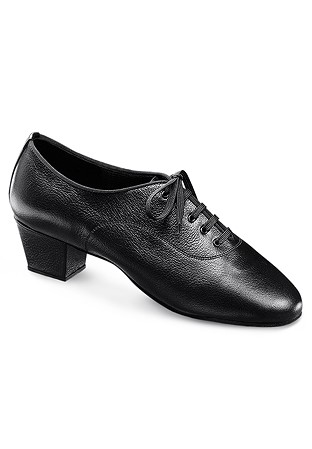 Dance Naturals Mens Latin Dance Shoes Art. 10-Black Leather