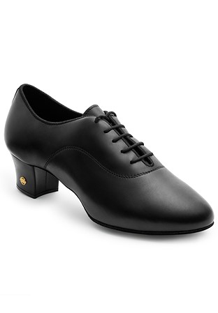 Dance Naturals Mens Latin Shoes Art. 116-Black Leather
