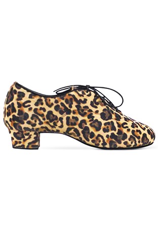 Dance Naturals Mens Latin Shoes Art. 116-Leopard Big Spot