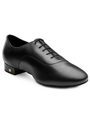 Dance Naturals Mens Ballroom Shoes Art. 117-Black Leather