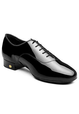 Dance Naturals Mens Ballroom Shoes Art. 117-Black Patent
