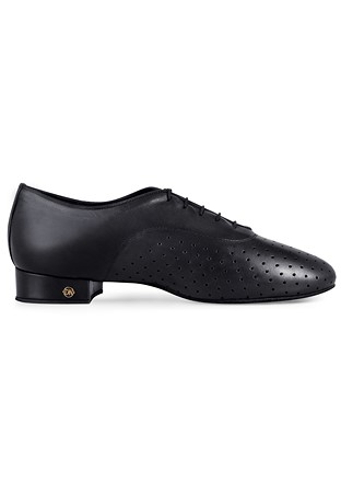 Dance Naturals Mens Ballroom Shoes Art. 127-Black Leather