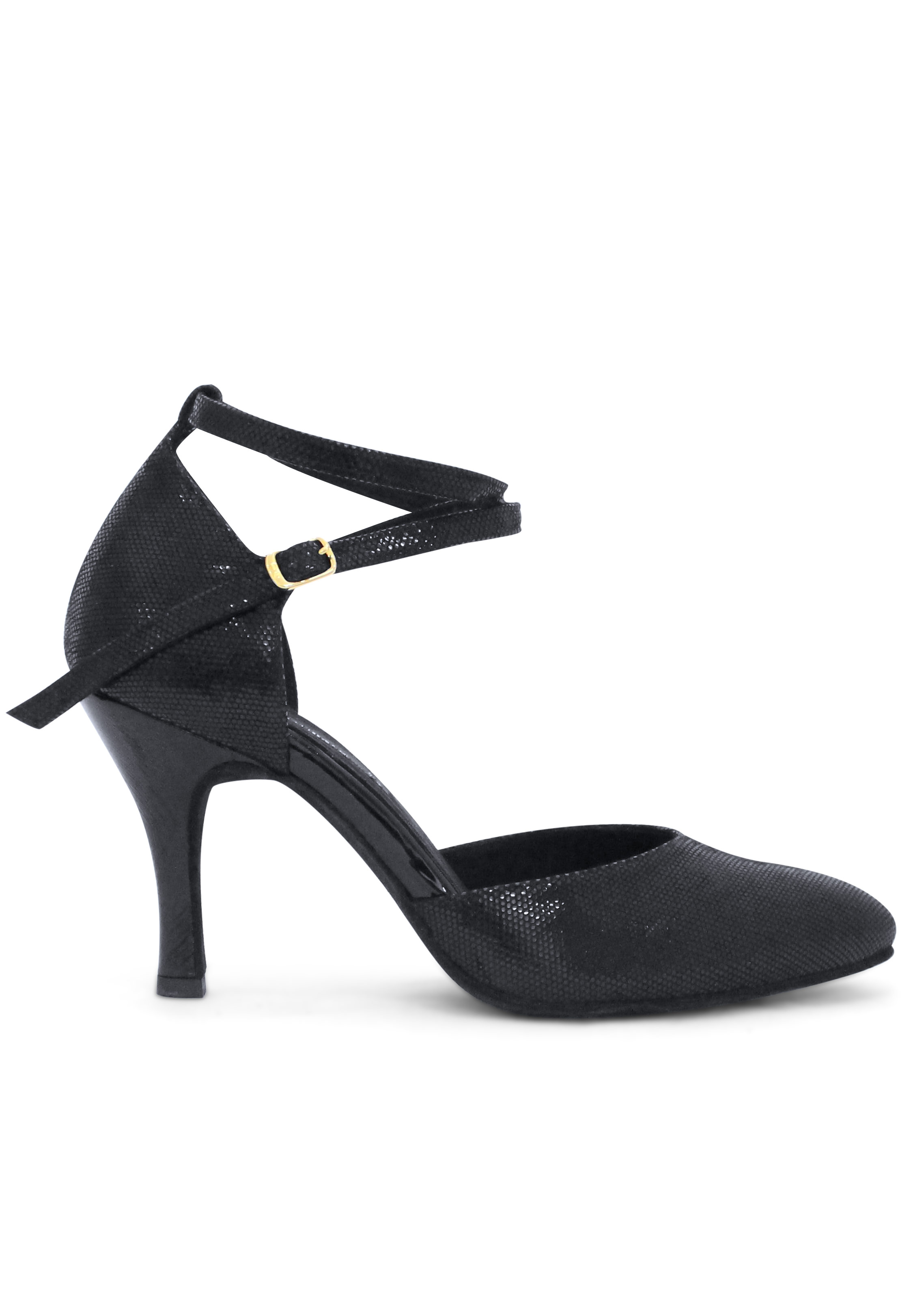 Dance Naturals Diamante Art. 635-Black Fish/Black Patent