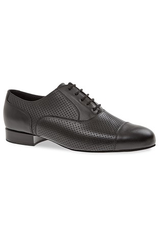 Diamant Ballroom Shoes for Men 088-076-042-Black Leather / Perforated