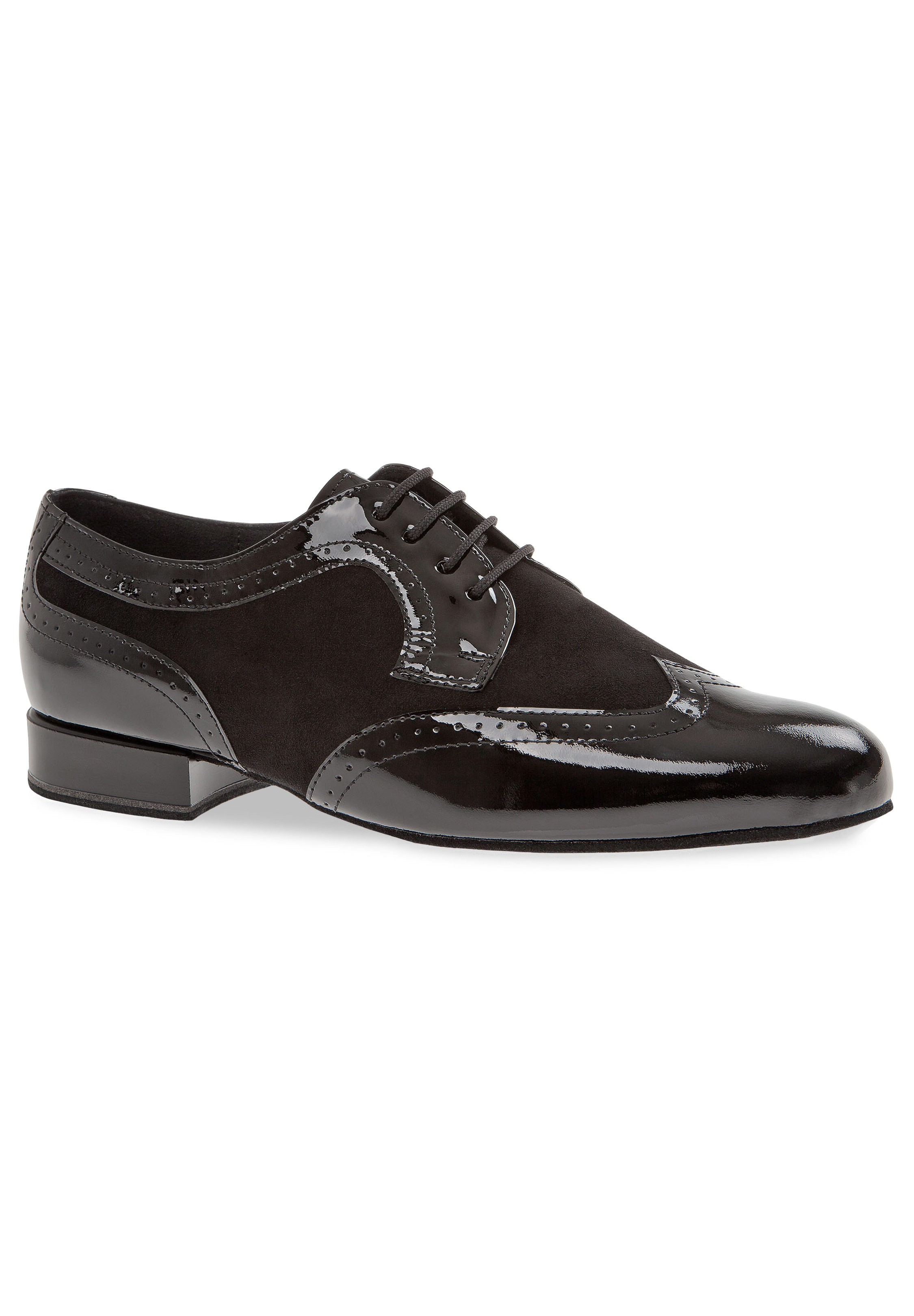Diamant Ballroom Shoes for Men 089-076-029-Black Patent Leather/Suede