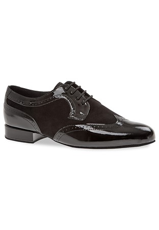 Diamant Ballroom Shoes for Men 089-076-029-Black Patent Leather / Suede