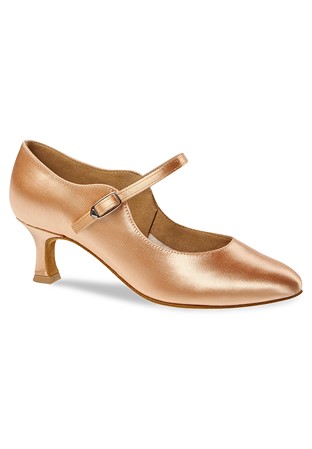 Diamant Ladies Ballroom Shoes 186-277-094-Beige Satin