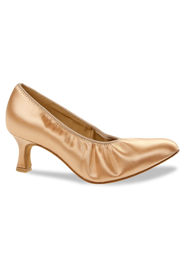 Shoe for Ballroom Dance Combined Gold and fantasy.