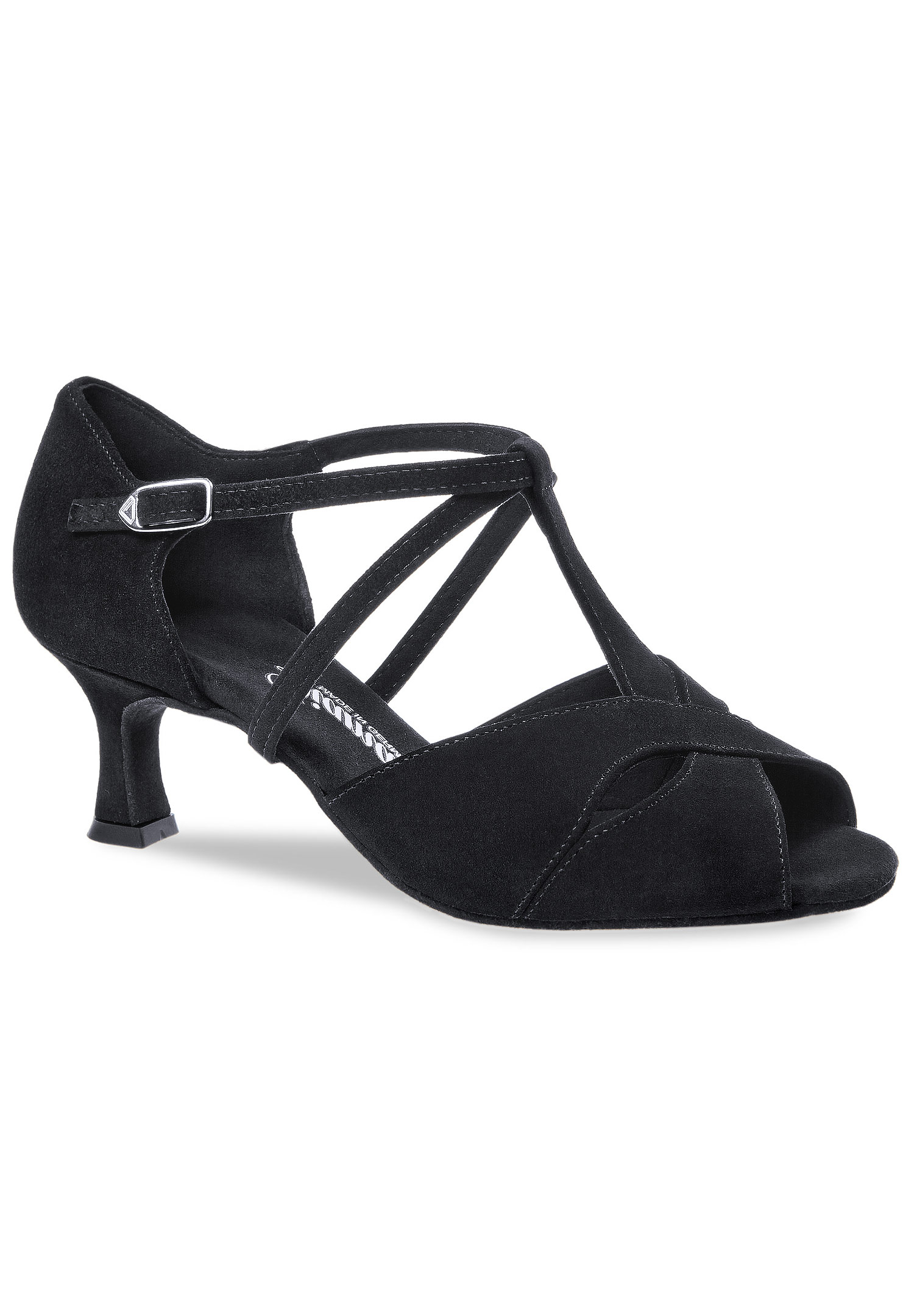 Diamant Ladies Latin Dance Shoes 182-077-001-Black Suede