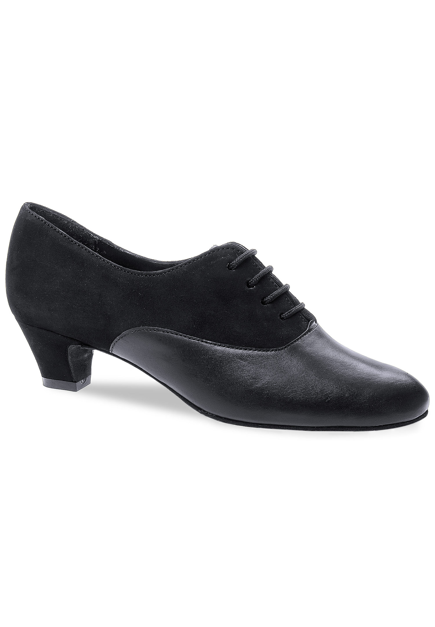 Diamant Ladies Practice Dance Shoes 060-047-070-Black Leather/Suede