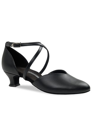 Diamant Ladies Social Shoes 107-013-034-Black Leather