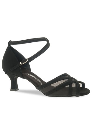 Diamant Latin Dance Sandal 035-077-040-Black Nubuk Synth