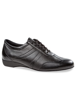 Diamant Mens Ballroom Sneaker 133-225-042-Black Leather / Perforation
