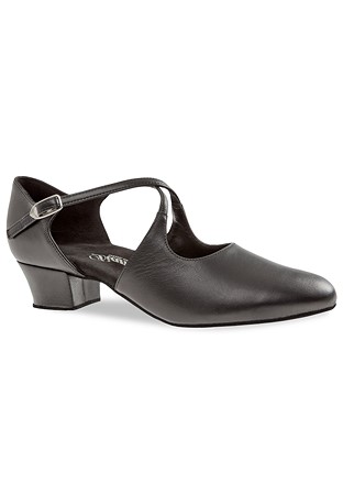 Diamant Social Dance Shoes 052-102-034-Black Leather