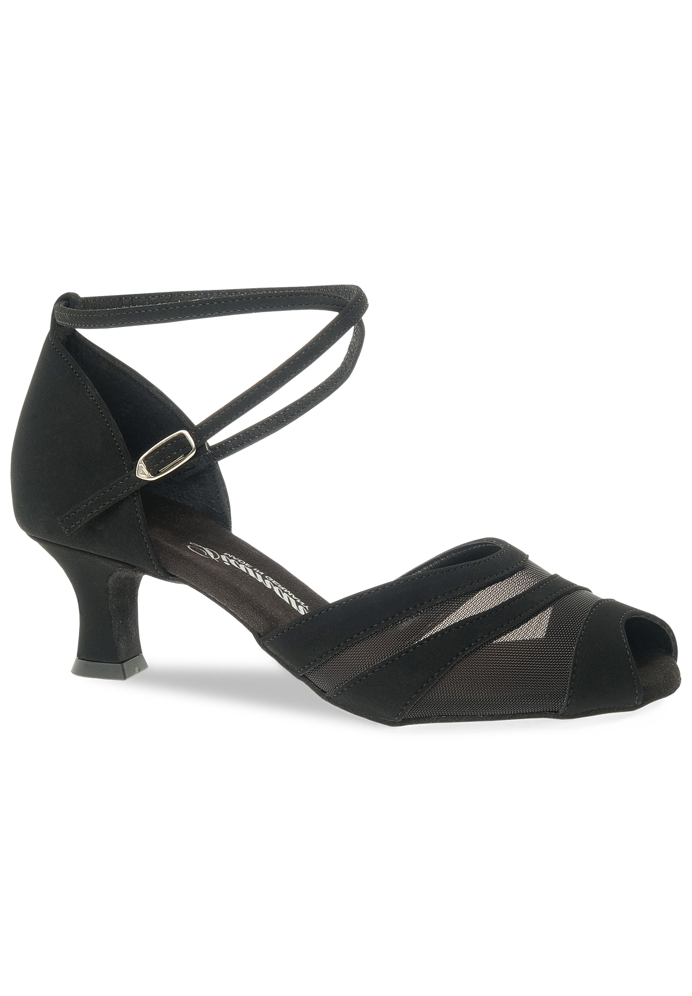 Diamant Social Dance Shoes 102-064-040-Black Nubuk Synth