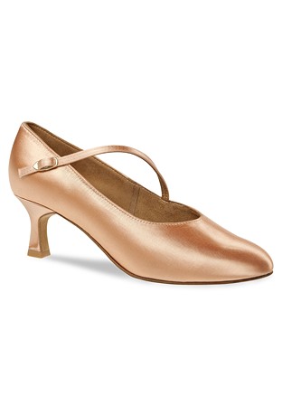 Diamant VarioPro Classic Ladies Ballroom Shoes 166-278-094-Beige Satin