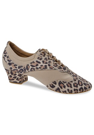 Diamant VarioSpin Practice Shoes 188-234-587-Y-Leopard Suede / Beige Neoprene