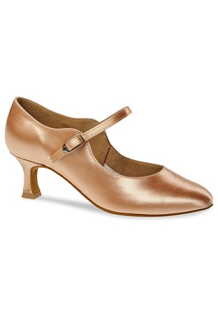 Diamant Womens Ballroom Shoes VarioPro Hybrid 186-177-094-Beige Satin