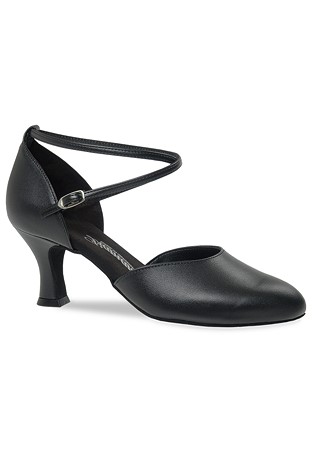 Diamant Womens Social Dance Shoes 058-080-034-Black Leather